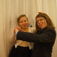 At Josh and Rebecca's Wedding